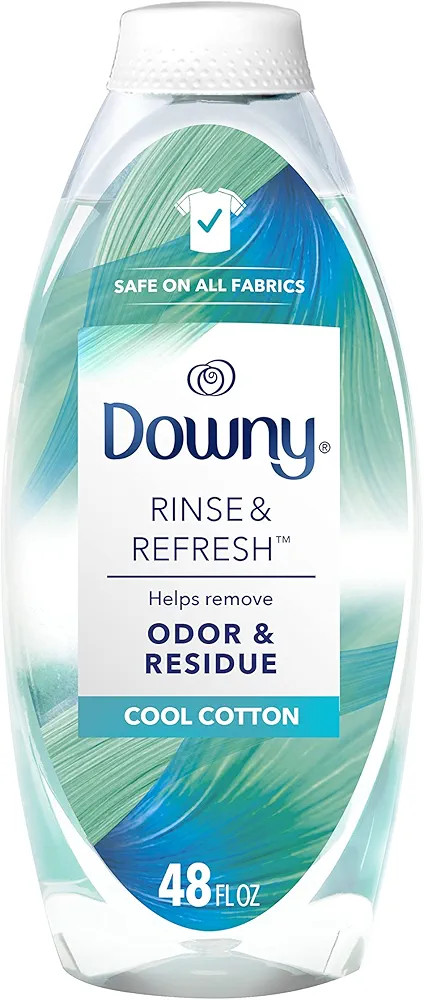 Downy RINSE & REFRESH Laundry Odor Remover And Fabric Softener, Cool Cotton, 1.41 L, Safe On ALL ... | Amazon (CA)