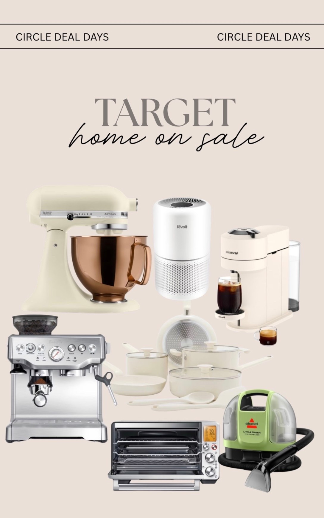 @Target circle deal days 40% off home finds on sale! 

#targetcircleweek #targetsale #targethome #homefindsonsale #homefinds #kitchenfinds #kitchenappliances #kitchenaidmixer #kitchen #holidaygifts #giftideasforthehouse #breville #coffeemaker #purifier #topsellers #target #kitchengiftideas