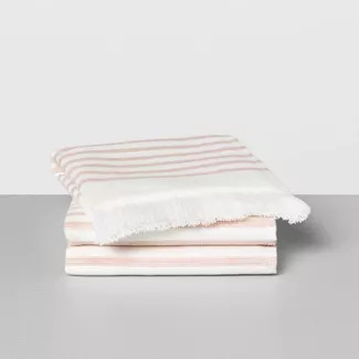 3pc Core Stripe Washcloth - Copper - Hearth & Hand™ with Magnolia | Target