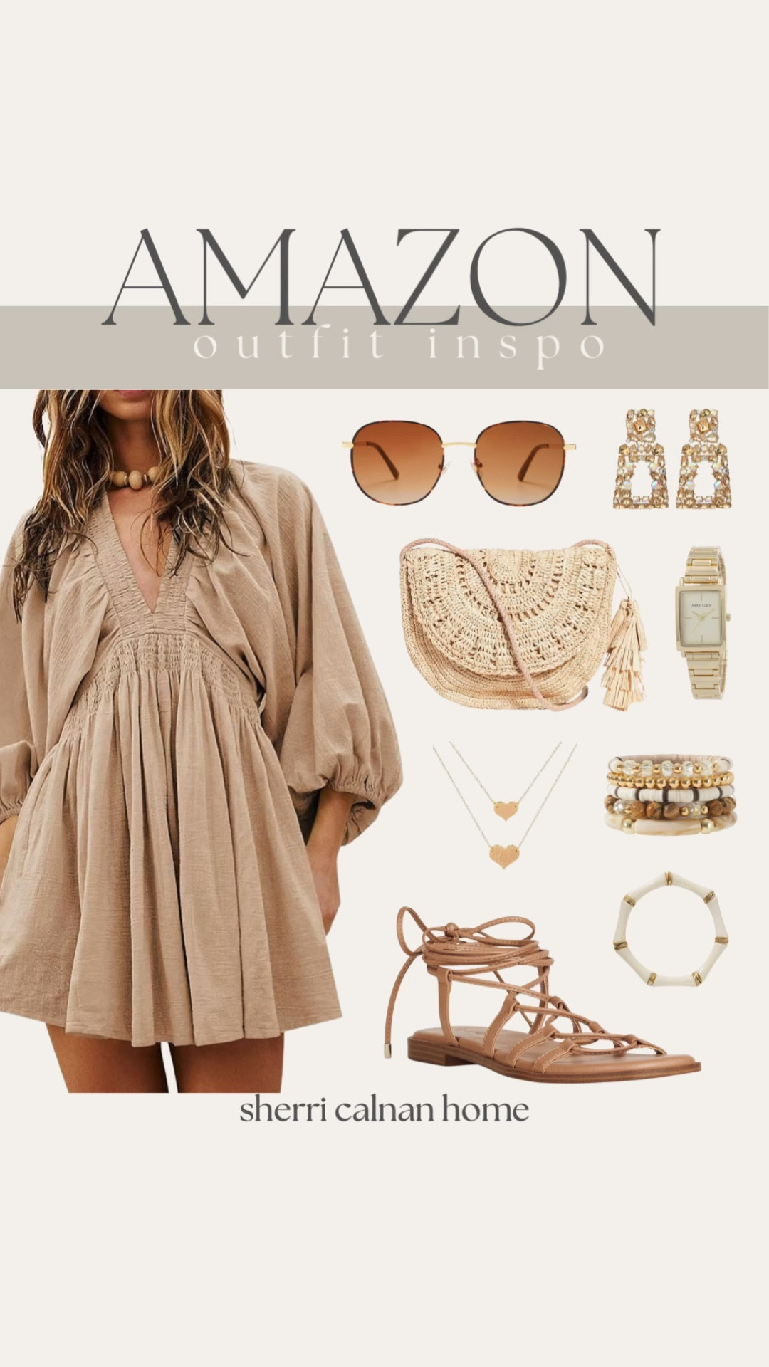 Amazon fashion, dress, accessories, hand bag, sandals, fall wardrobe 

#LTKmidsize #LTKVideo #LTKover40