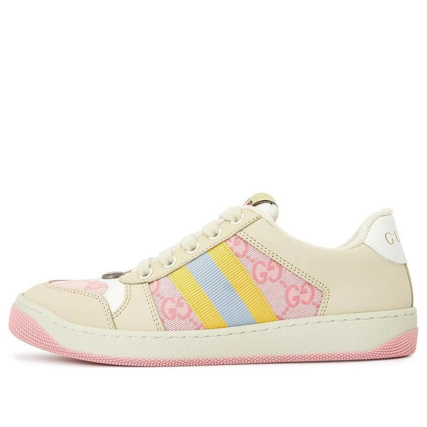 (WMNS) Gucci Screener GG Sneakers 'Pink Beige' | KICKS CREW