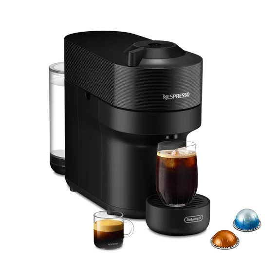 Nespresso Vertuo Pop Coffee and Espresso Maker by De'Longhi, Liquorice Black | Walmart (US)