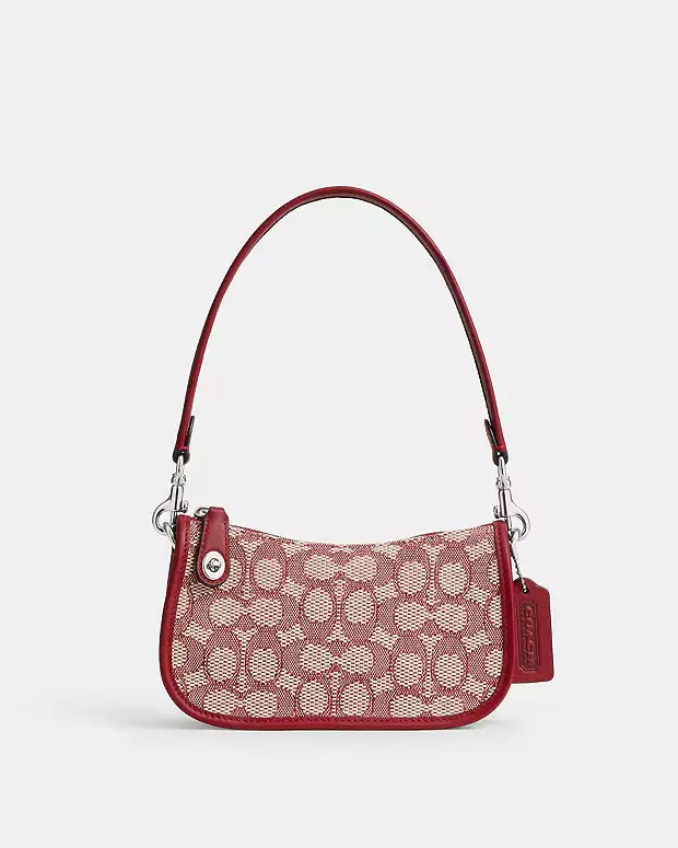 Swinger Bag 20 In Signature Jacquard | Coach (UK)
