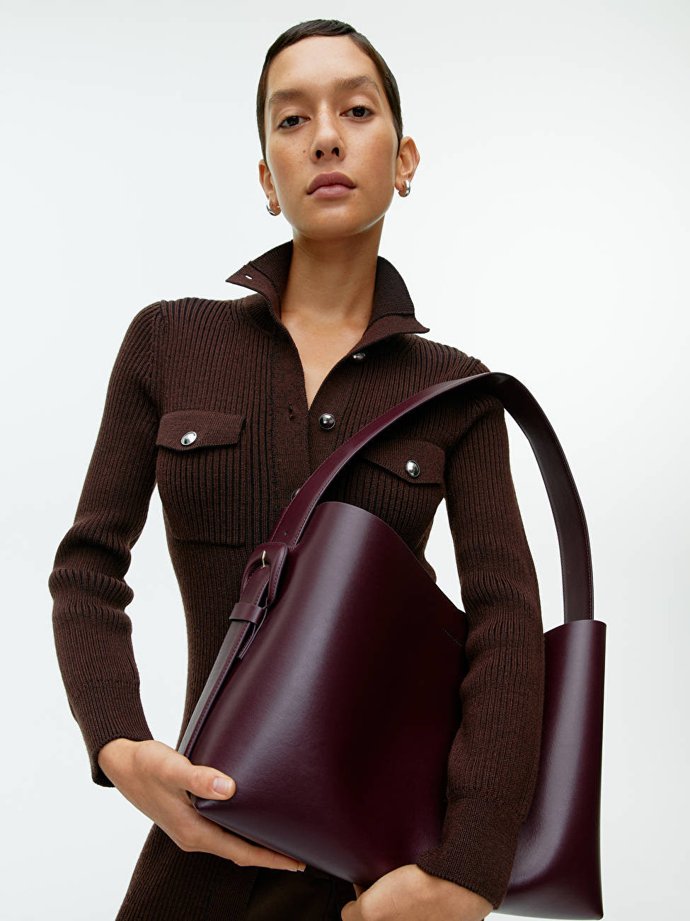 Landscape Leather Tote | ARKET (US&UK)