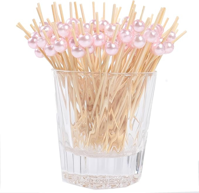 200PCS Cocktail Picks Toothpicks for Appetizers Toothpick Cocktail Picks for Drinks Bamboo Toothp... | Amazon (US)