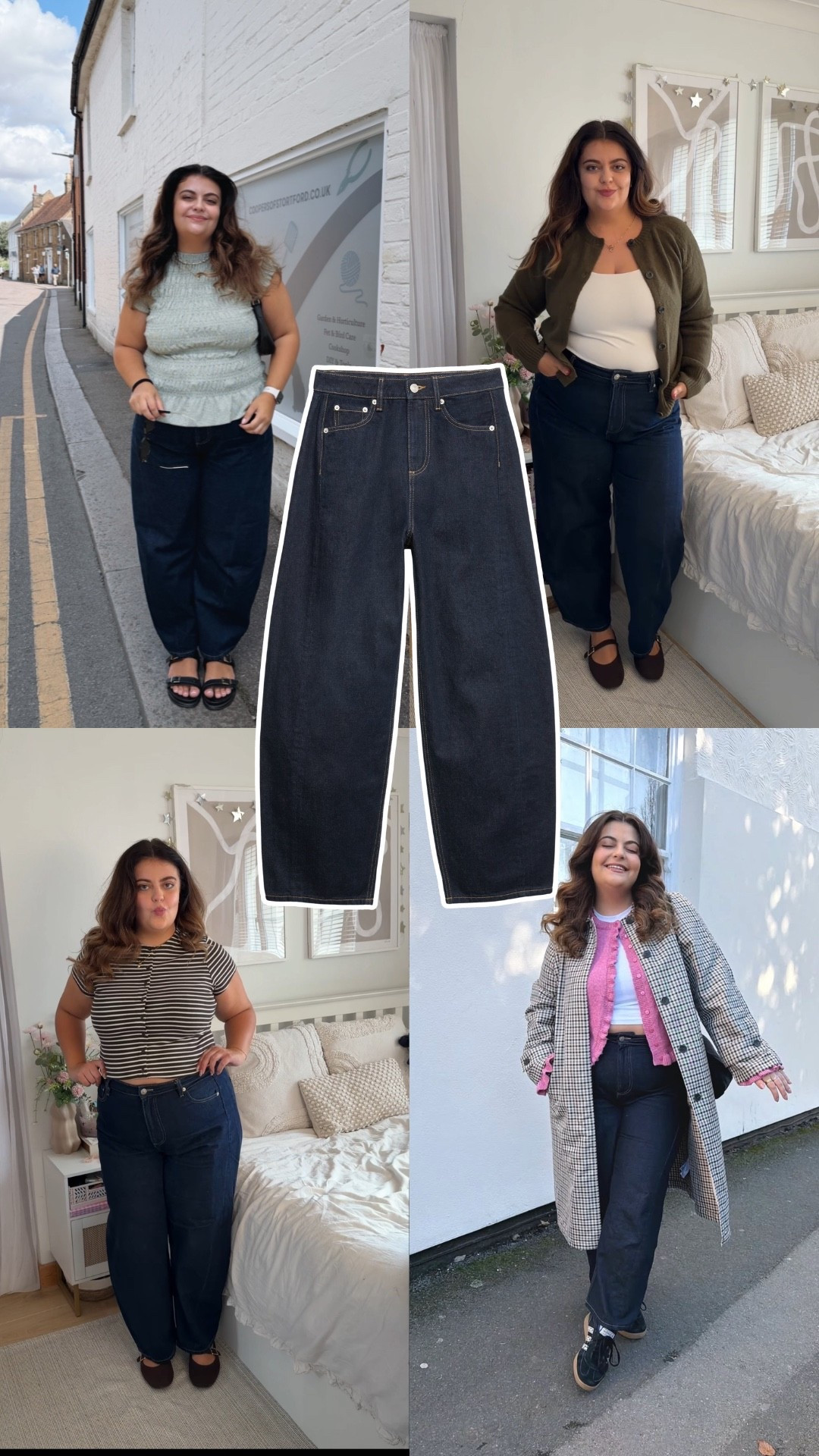 My most asked about jeans!! Barrel leg M&S jeans dark denim indigo wash. £30, 8 different colours, sizes 6-24 + 5 leg lengths 🙏

#LTKuk #LTKmidsize #LTKautumn