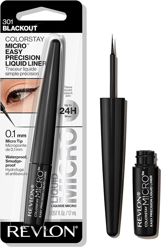 REVLON ColorStay Micro Easy Precision Liquid Eyeliner, Waterproof, Smudgeproof, Longwearing with ... | Amazon (US)