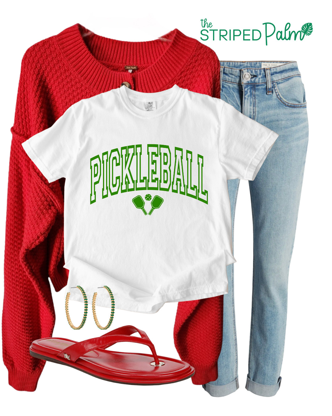 bonfire + s’mores 🔥
Pickleball Club tee + slouchy red cardigan = your not-so-basic bonfire uniform.
Faded boyfriend jeans, a top knot that totally didn’t try (but kinda did), and red sandals that match your marshmallow-toasting skills.

You’re golden—the marshmallow, the vibe, the whole moment.
Stars overhead. Laughs echoing. You're snuggly, stylish, and giving just enough prep for a beachside fire pit mood 🌙🍫

Everything linked for that perfectly cozy but make it cute energy. 

 #LTKOver40 #LTKFindsUnder50 #LTKStyleTip