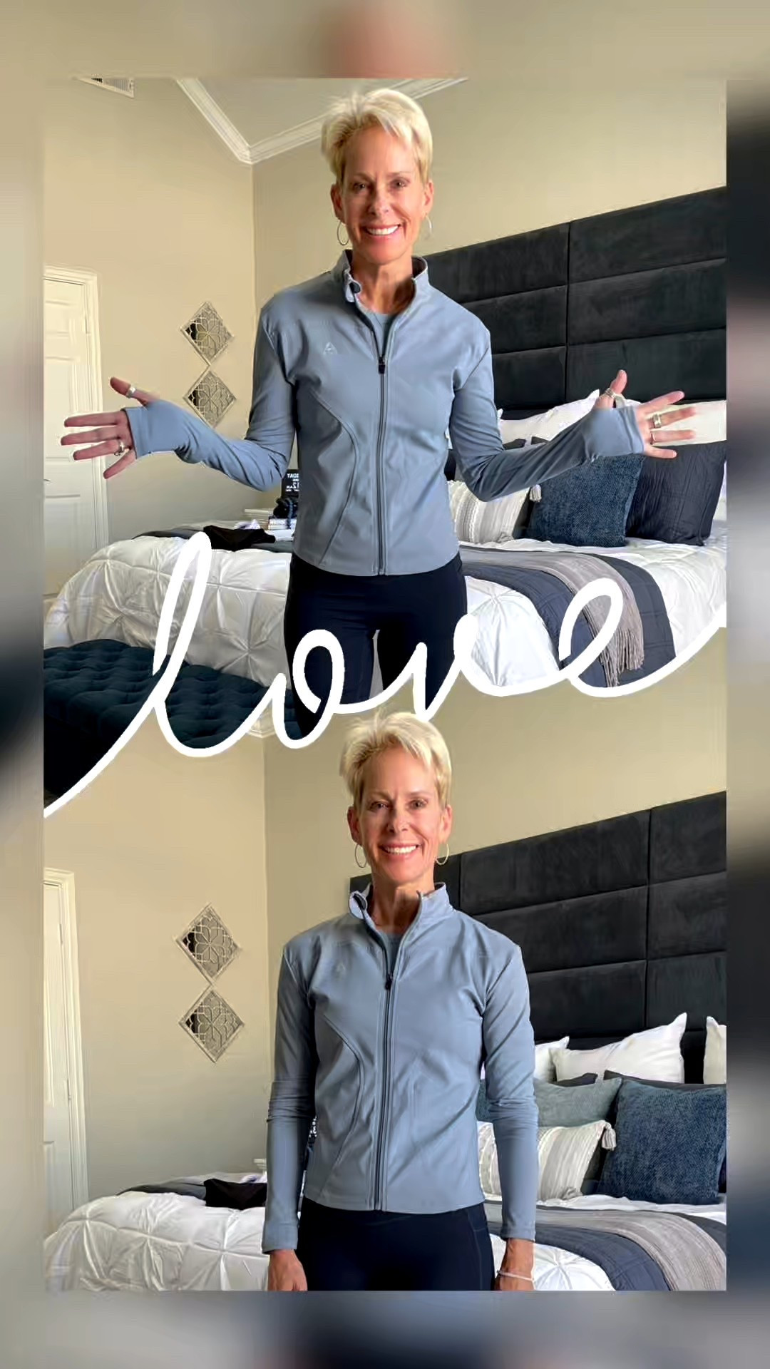 Super soft, lightweight, and stretchy. 

This jacket flows with your body, keeps you cool with breathable mesh, and adds a touch of warmth on cooler days. 

Cropped, stylish, and perfect for any workout or just lounging!

#ActiveWearStyle #FitnessFashion #WorkoutReady #Athleisure #GymStyle #ComfyAndCute 

#LTKfitnessgoals #LTKActive