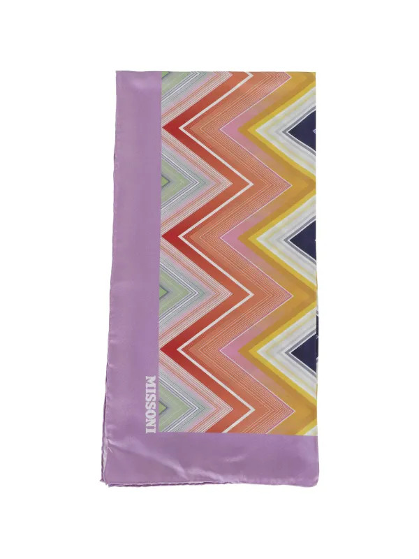 zigzag-print scarf | Farfetch Global