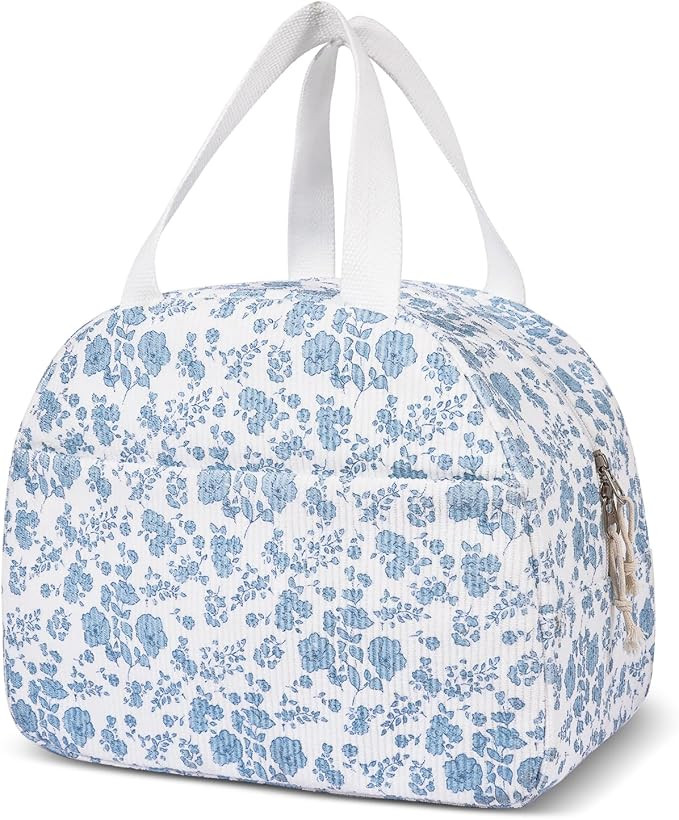 Lunch Box for Women,Cute Lunch Tote Bag,Reusable Insulated Lunch Box,Large Capacity Cooler Bag wi... | Amazon (US)