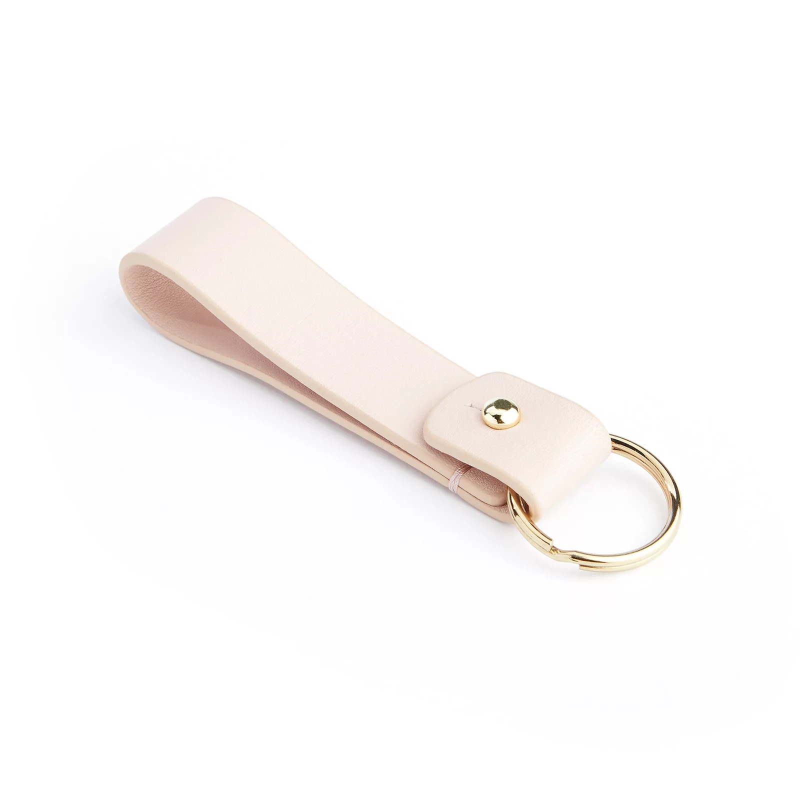 Royce Leather Leather Loop Key Fob, Blush Pink | Kohl's