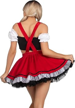 Leg Avenue Womens 2 Pc Beerfest Babe Costume Dress Halloween Costume for Women | Amazon (US)
