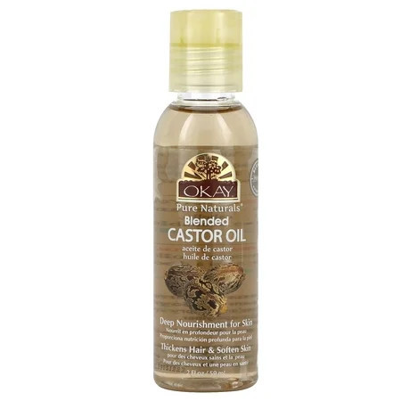 Okay 100% Castor Oil for Hair Skin & Body 2 oz | Walmart (US)