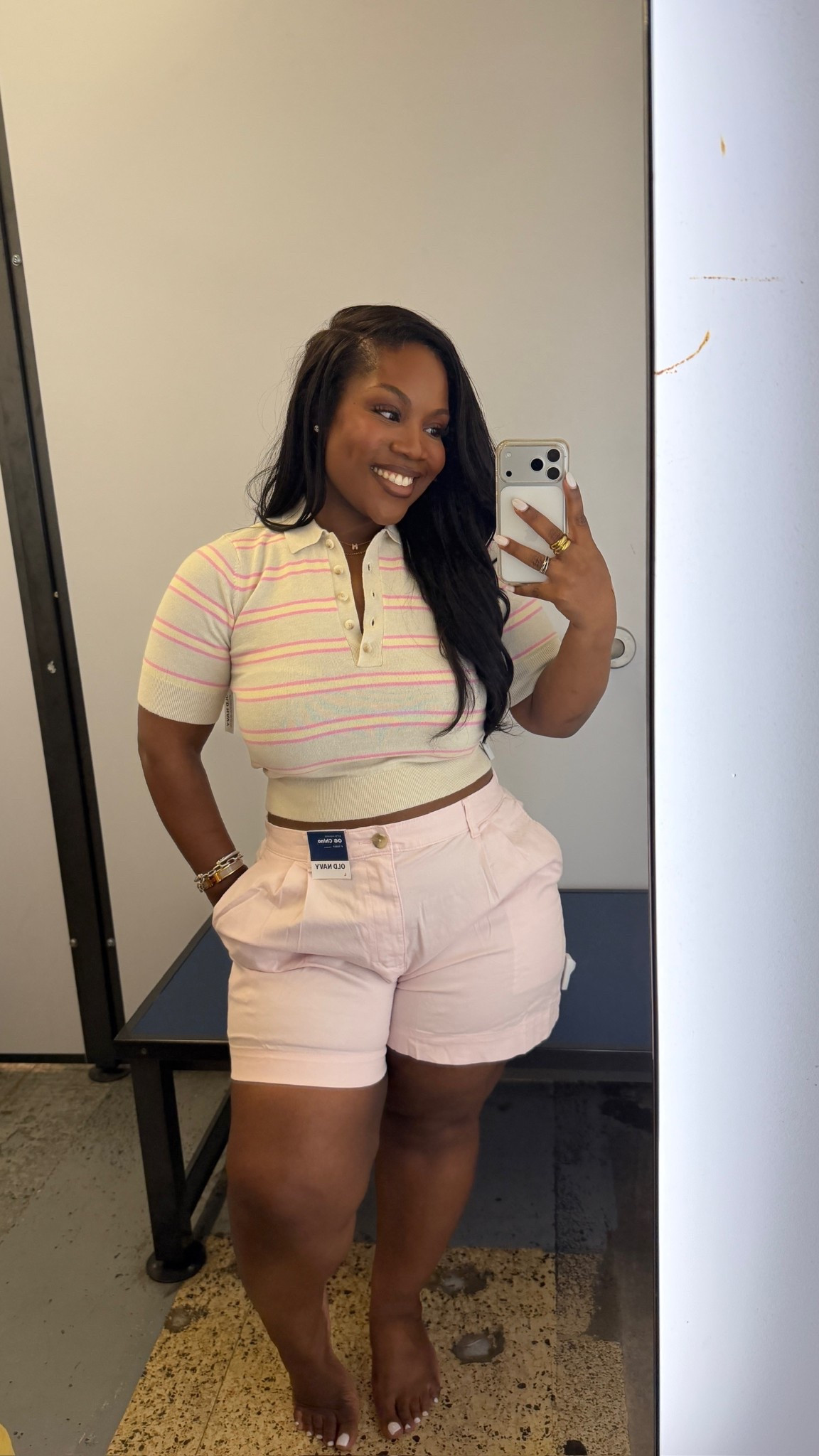 This fitted polo is too good!! The chinos also fit perfectly! I will be getting these in more colors 🤩

Pants are 55% off at Old Navy ✨ 

Polo: XS 
Shorts: L

#LTKPetite #LTKMidsize #LTKSaleAlert