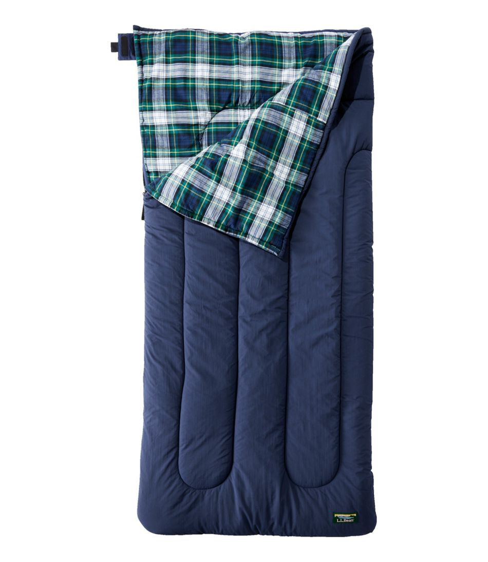 L.L.Bean Flannel Lined Camp Sleeping Bag, 0° | L.L. Bean