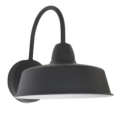 Harbor Breeze  Oakdale 1-Light 10.25-in Black Dark Sky Outdoor Wall Light | Lowe's