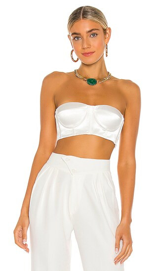 Capri Blanc Bralette in White | Revolve Clothing (Global)