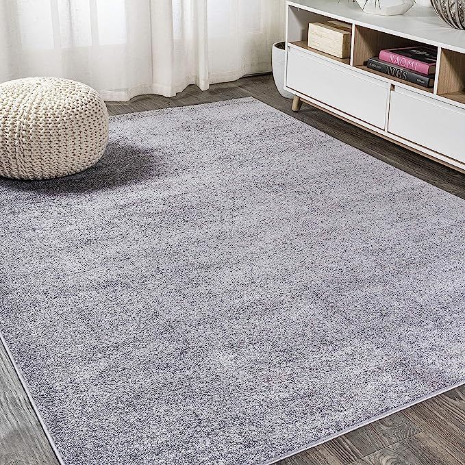 JONATHAN Y SEU100A-8 Haze Solid Low-Pile Indoor Area Rug Casual Contemporary Solid Traditional Ea... | Amazon (US)