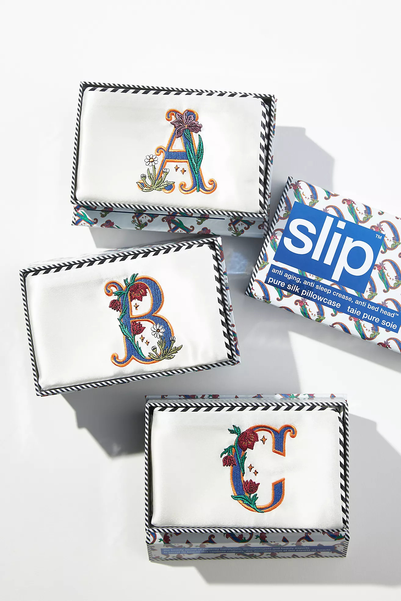 Slip Silk Initial Collection Queen Pillowcase | Anthropologie (US)