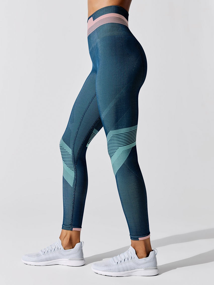 Solar Leggings in Sailor Blue | Carbon38