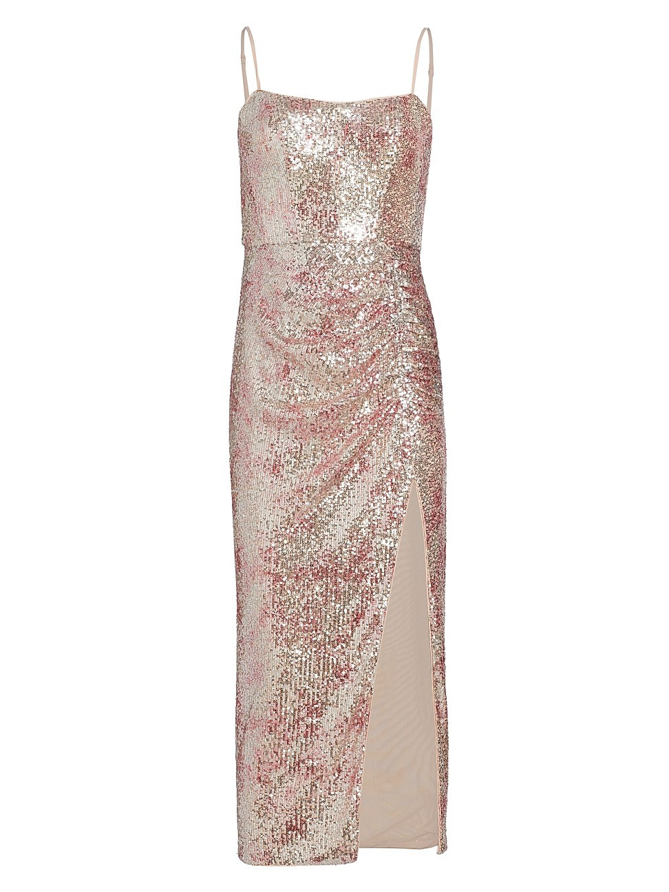 Women's Claude Marbled Sequin Midi-Dress - Cotton Candy - Size Medium | Saks Fifth Avenue