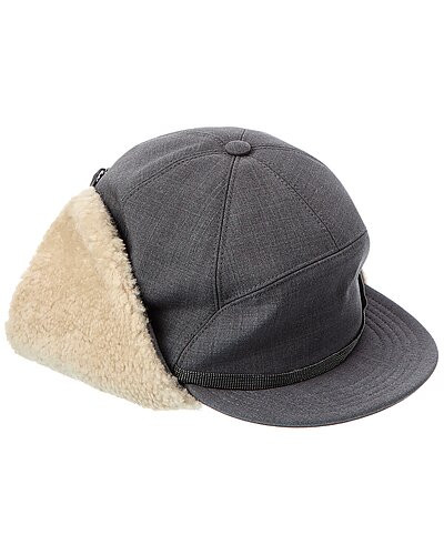 Shearling-Lined Wool-Blend Hat | Gilt & Gilt City