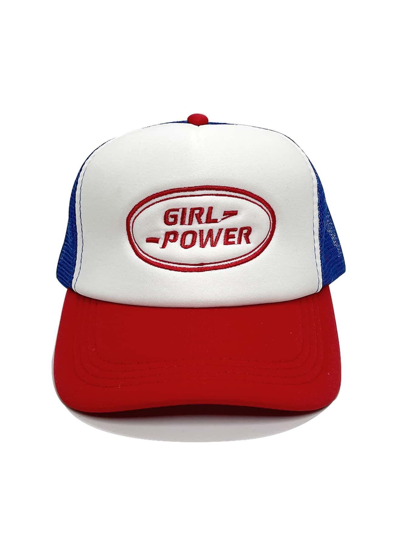Letter Embroidered Trucker Hat | SHEIN