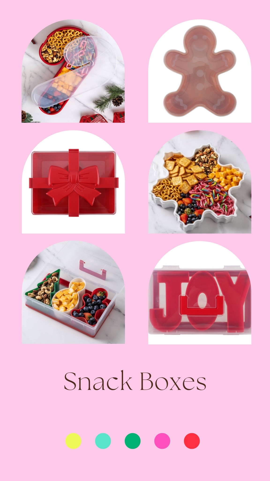 Christmas snack boxes for a movie night or gift container! 