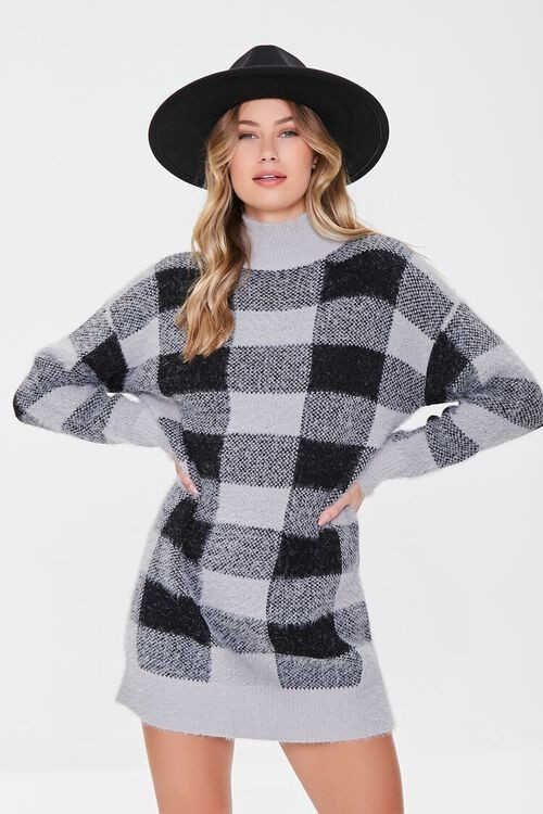 Buffalo Plaid Sweater Dress | Forever 21 (US)