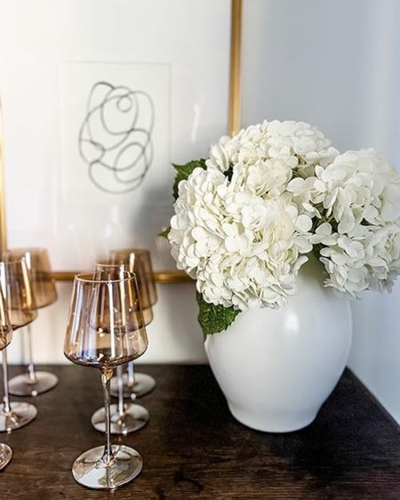 Faux stems are a fun way to bring in the seasons👏🏼  these hydrangeas come in multiple colors! 

Faux stems, faux florals, seasonal blooms, hydrangeas, seasonal home decor, wine glasses, dining room, living room, kitchen, bedroom, entryway, Modern home decor, traditional home decor, budget friendly home decor, Interior design, look for less, designer inspired, Amazon, Amazon home, Amazon must haves, Amazon finds, amazon favorites, Amazon home decor #amazon #amazonhome



#LTKhome #LTKfindsunder50 #LTKSeasonal