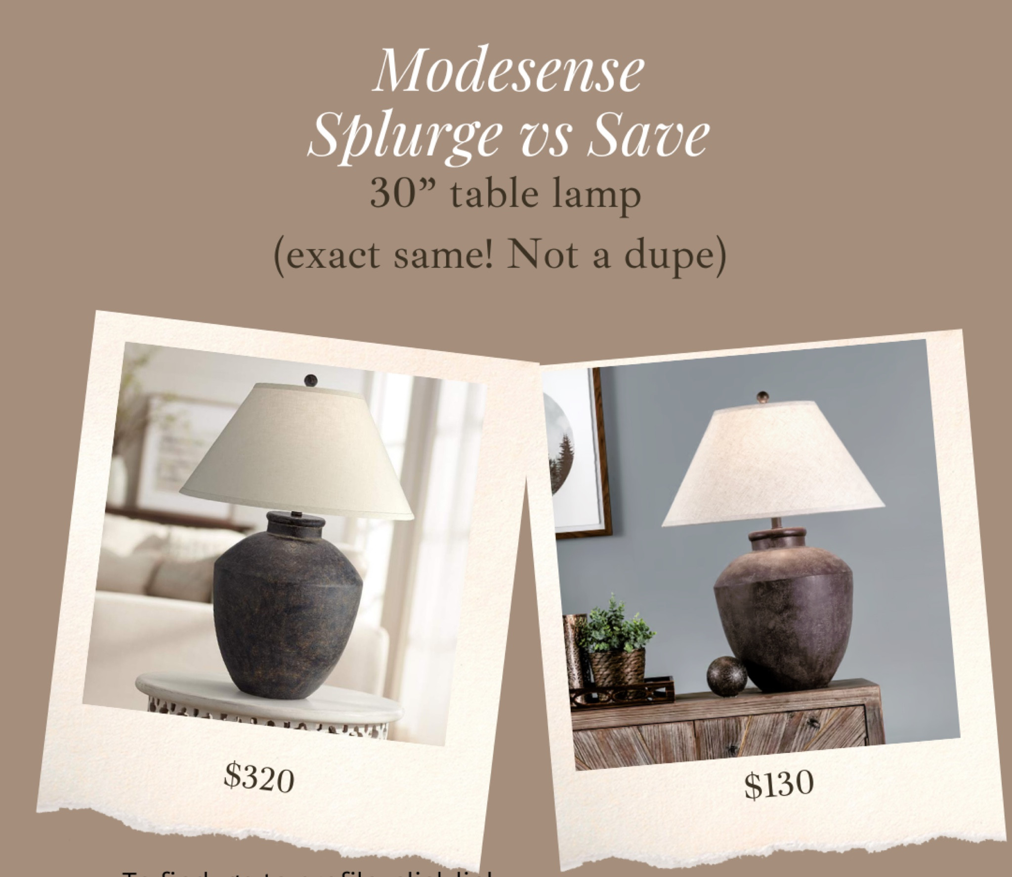 Just found this huge 30” lamp for almost $200 off! Great price for this size & style! Giving McGee & Co and Amber Interiors vibes 😍