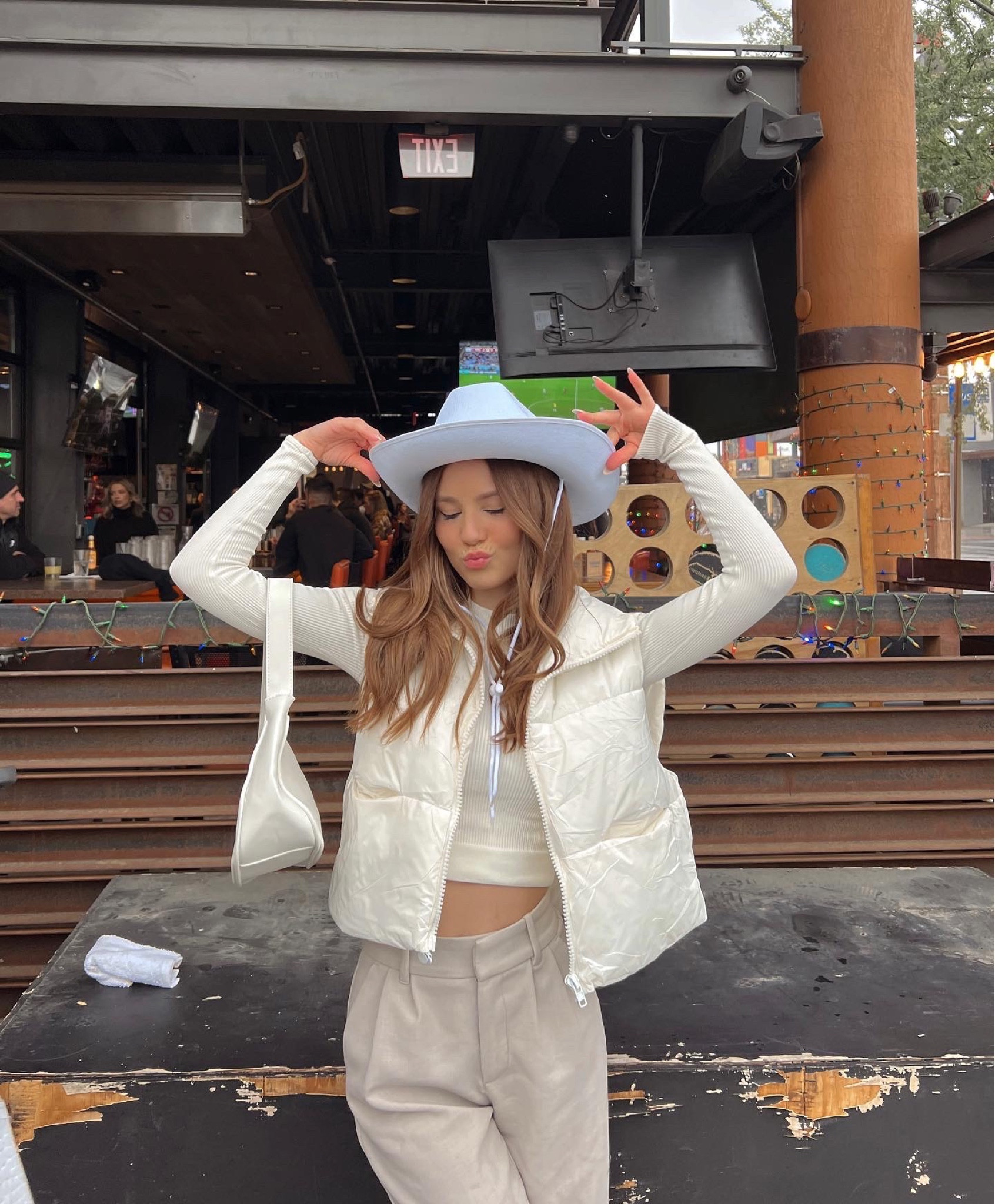 Winter fit for a birthday themed outing or bachelorette cowgirl party 

#LTKSeasonal #LTKHoliday