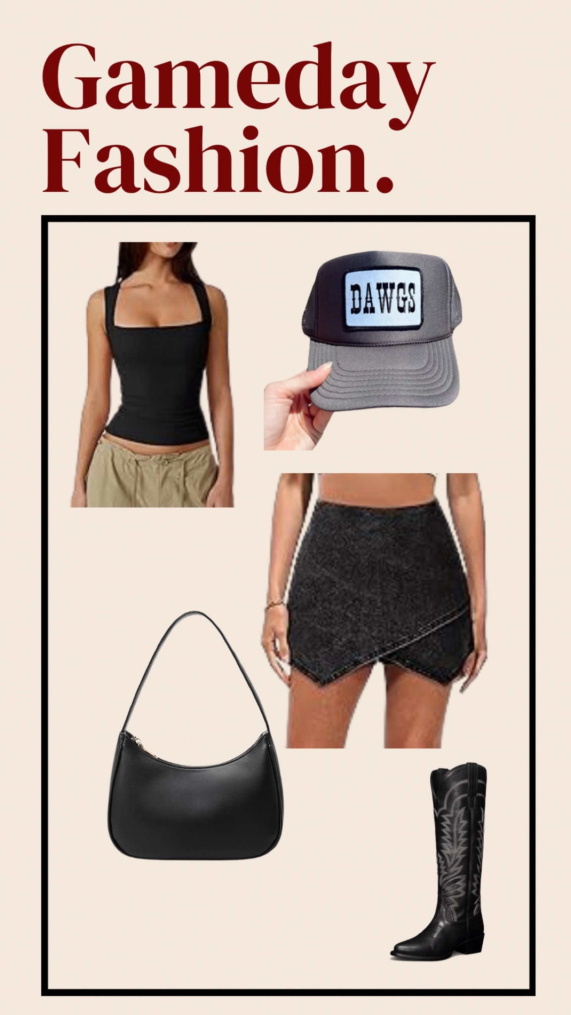 GAMEDAY fashion! Maroon and Blqck! 

#LTKSeasonal #LTKBacktoSchool #LTKMidsize