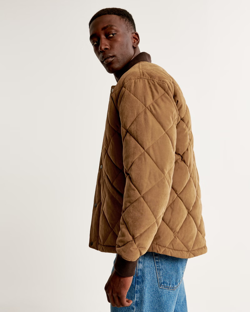 Men's Quilted Liner Jacket | Men's Coats & Jackets | Abercrombie.com | Abercrombie & Fitch (US)