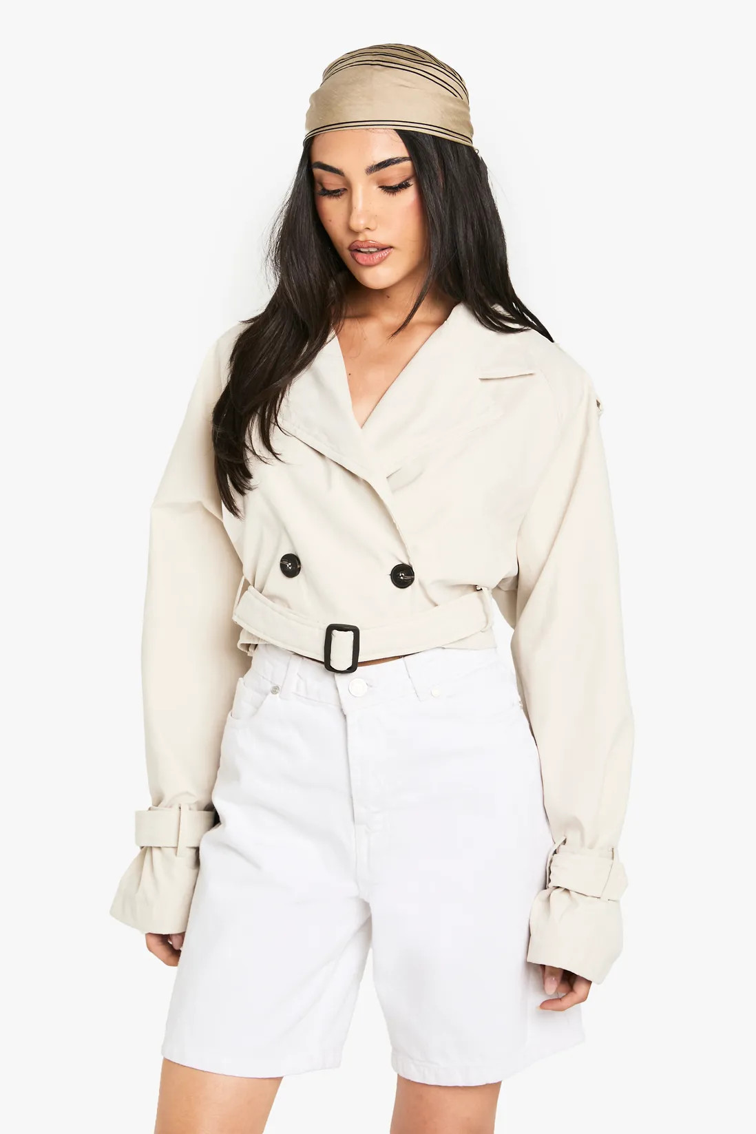 Short Trench Coat | boohoo (US & Canada)