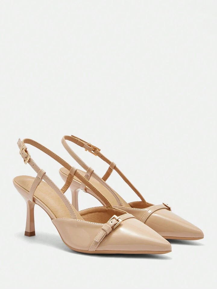 CUCCOO BIZCHIC Women Sexy Pointed Toe High Heel Shoes, Outdoor/Commuting Red Party/Banquet Heels For And Vibe And Spring Shoes Spring Break Easter | SHEIN