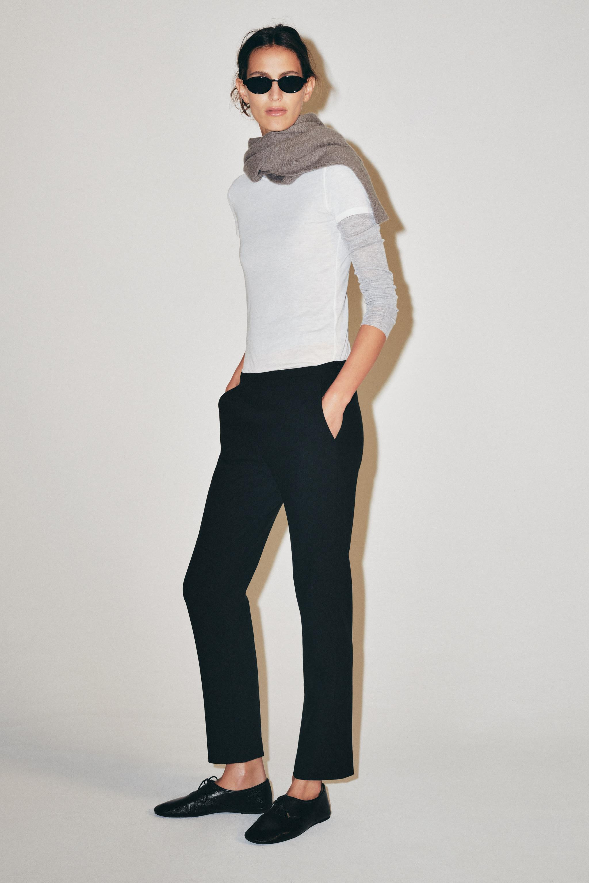 ZW COLLECTION STRAIGHT-LEG TROUSERS | Zara UK