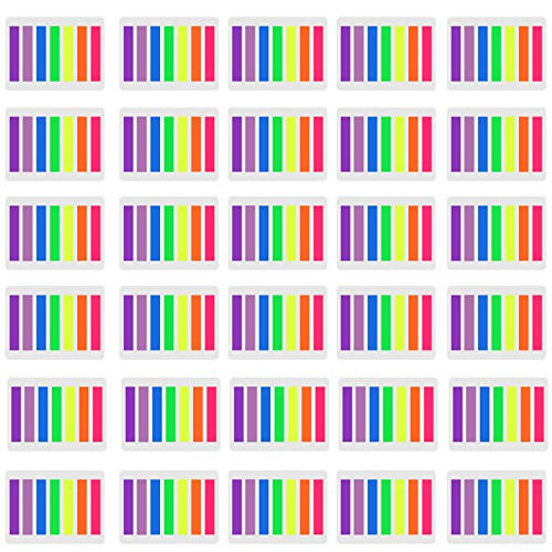 SIQUK 4200 Pieces Flag Tabs Colored Page Markers Sticky Index Tabs Page Flags, 30 Sets 7 Colors | Amazon (US)