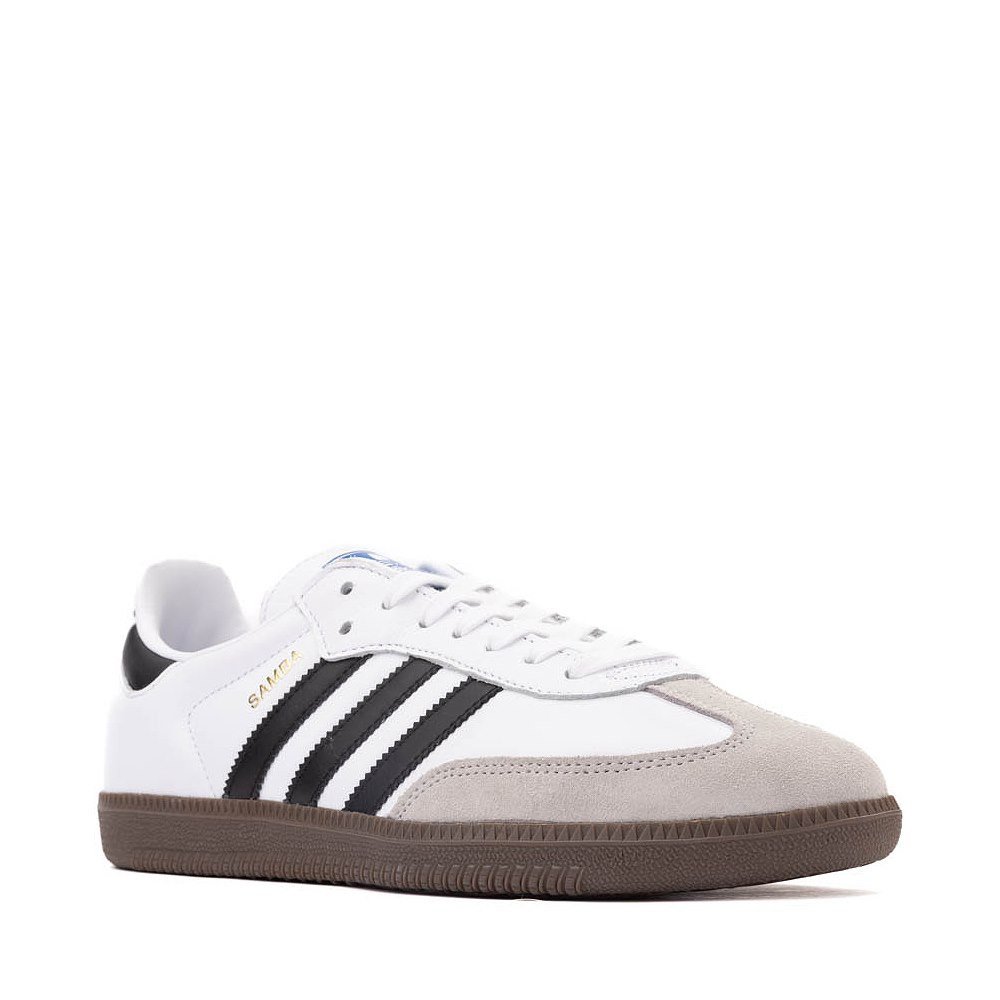 Womens adidas Samba OG Athletic Shoe - Cloud White / Core Black / Clear Granite | Journeys