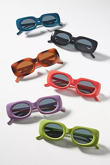By Anthropologie Rectangular Sunglasses | Anthropologie (US)