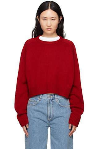 Burgundy Bruzzi Sweater | SSENSE