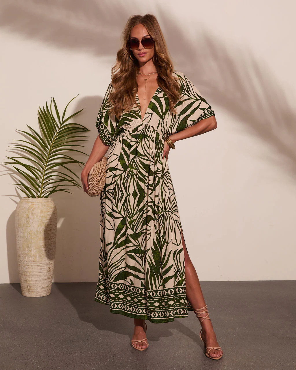 Palma Posh Tropical Midi Dress | VICI