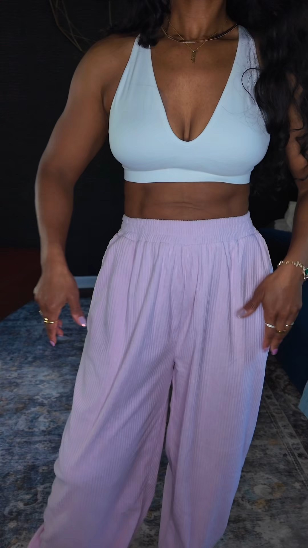 My favorite TikTok Shop find 🙌

I’ve been living in them because they go with literally everything — tanks, sweaters, even a trench 🤣

🛒 TikTok Shop | Kliou Store
👖 Women’s Solid Drawstring High Waist Wide Leg Pants
💲 $17–31 (depending on color/pack)