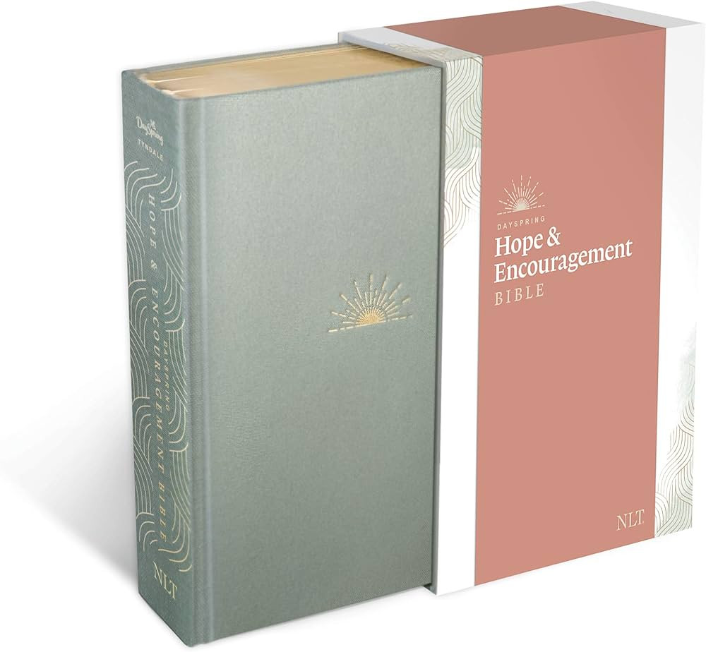 NLT DaySpring Hope & Encouragement Bible (Hardcover Deluxe, Seafoam Green) | Amazon (US)