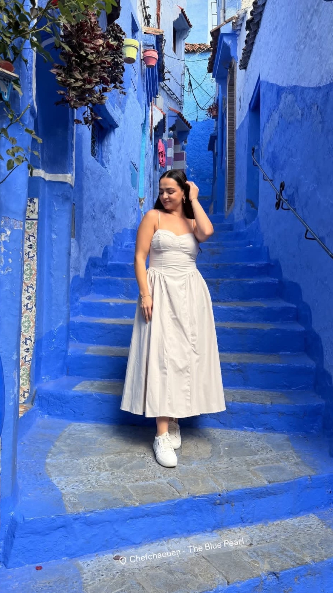 Exploring the town in Morocco! 

Midi dress travel outfit vacation outfit dress with straps a line midi dress neutral dress outfit 

#LTKTravel #LTKStyleTip #LTKFindsUnder50