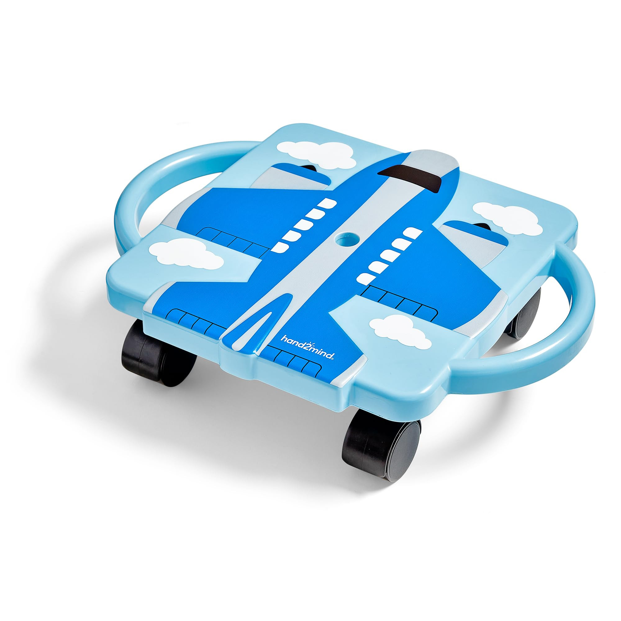 hand2mind Blue Plane Glider Scooter Board, Floor Scooter Board, Gross Motor Toys, Kids Exercise &... | Amazon (US)