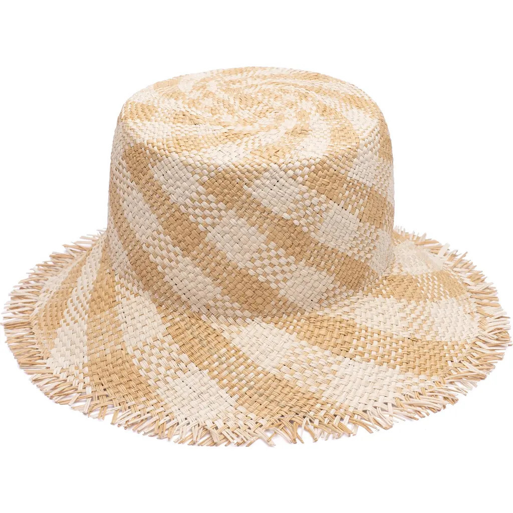 Eugenia Kim Ramona Straw Bucket Hat in Natural/Camel at Nordstrom Rack | Nordstrom Rack