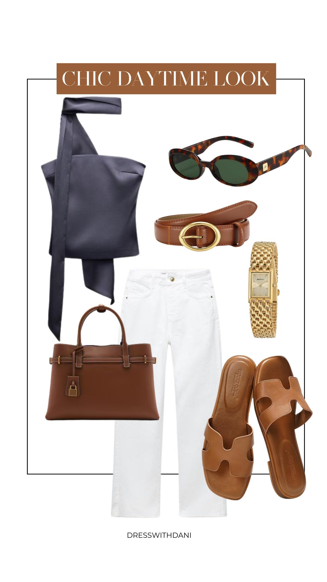This is an outfit that I am so in love with that I actually want to buy every single piece. 😍 The cognac, the white and the beautiful powdery blue just goes so well together and scream elegance ✨

I would this if I was going on a sunny vacation soon. But also absolutely love this for a little like late spring or early summertime look  🤍✨


Elegant outfit, modest style, old man, aesthetic, white pants, Hermes, look alike, Erma’s dupe, oval sunglasses, Zara finds, affordable fashion, style tip 

#LTKShoeCrush #LTKSeasonal #LTKFindsUnder50