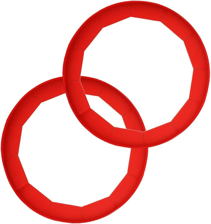 Adjustable Silicone Pie Crust Shields - Baking Protectors Cover Ring Fits 8-11.4 Inch Pies | Amazon (US)